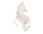 Elegant Cream Racing Fascinator by Fillies Collection S107 - Perfect for Melbourne Cup, Ascot & Kentucky Derby - Image 2