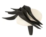 Elegant Cream & Black Pillbox Fascinator - Fillies Collection | Perfect for Melbourne Cup & Derby Day - Image 4