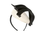Elegant Cream & Black Pillbox Fascinator - Fillies Collection | Perfect for Melbourne Cup & Derby Day - Image 6