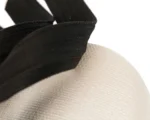 Elegant Cream & Black Pillbox Fascinator - Fillies Collection | Perfect for Melbourne Cup & Derby Day - Image 5