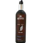 Angel Paris En Provence Black Angel Hair & Body Wash for Men, 400ml Nourishing Triple-Action Cleanser with Keratin & Nettle Extract