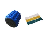 Premium 3-Pack Resistance Bands & Mini Foam Roller Set - Enhance Your Home Workouts, Yoga & Physical Therapy
