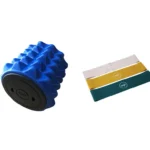 Premium 3-Pack Resistance Bands & Mini Foam Roller Set - Enhance Your Home Workouts, Yoga & Physical Therapy