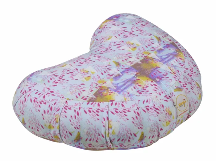 Halfmoon Zafu Yoga Pillow Ergonomic Meditation Cushion for Ultimate Comfort and Support - Image 4