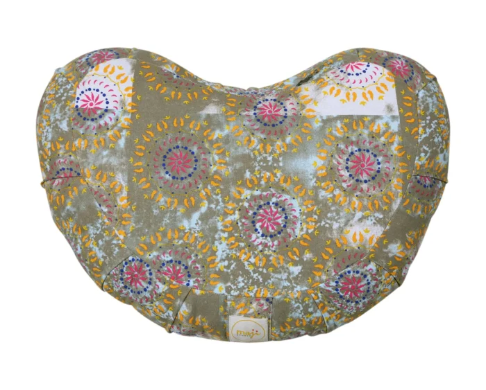 Halfmoon Zafu Yoga Pillow Ergonomic Meditation Cushion for Ultimate Comfort and Support - Image 6