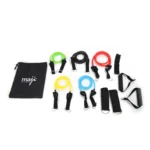Full Body Workout Max Resistance Tube Kit - 100 lbs Portable Home Gym with Handles, Door Anchor & Carry Bag - Image 2