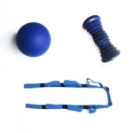 Recovery & Stretching 3: Ultimate Trigger Point Ball, Foot Massager & Yoga Strap Set - Relieve Pain & Enhance Flexibility