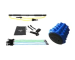 Complete Workout Kit: Strength, Cardio & Recovery Essentials with Portable Bar, Resistance Bands & Mini Foam Roller