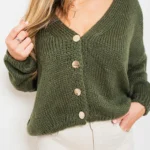 Diana V-Neck Button Down Knitted Cardigan for Women - Stylish & Comfortable Wardrobe Essential