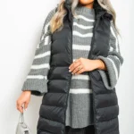 Hooded Longline Quilted Gilet - Stylish & Warm Winter Outerwear