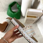 Elegant Thick Wedge Heel Braided Platform Sandals - Comfortable & Stylish Summer Footwear