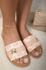 Sparkle Buckle Platform Wedge Sandals Glamorous Comfort Meets Style | Lottie Footwear - Image 9