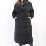 Natasha Long Belted Puffer Coat - Ultimate Winter Fashion & Warmth