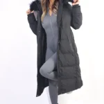 Maisie Longline Faux Fur Hooded Puffer Jacket - Stay Warm & Stylish This Winter - Women's Winter Coat