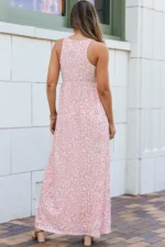 Grace Pocketed Sleeveless Maxi Dress - Leopard Print | Lightweight & Breathable Summer Dress