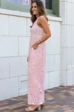 Grace Pocketed Sleeveless Maxi Dress - Leopard Print | Lightweight & Breathable Summer Dress - Image 3