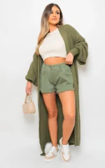Alice Chunky Knitted Balloon Sleeve Long Maxi Cardigan - Cozy & Stylish Women's Sweater | Elegant Knitwear - Image 8