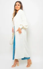Alice Chunky Knitted Balloon Sleeve Long Maxi Cardigan - Cozy & Stylish Women's Sweater | Elegant Knitwear - Image 10