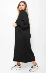 Alice Chunky Knitted Balloon Sleeve Long Maxi Cardigan - Cozy & Stylish Women's Sweater | Elegant Knitwear - Image 13