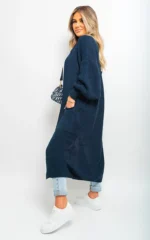 Alice Chunky Knitted Balloon Sleeve Long Maxi Cardigan - Cozy & Stylish Women's Sweater | Elegant Knitwear - Image 17