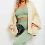 Athena Knitted Balloon Sleeve Cardigan - Cozy & Chic for Every Season