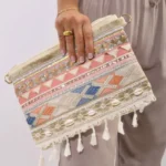 Stylish Pom Pom Boho Clutch Bag Vibrant, Fun & Perfect for Every Occasion