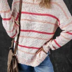 Ruthie Striped Confetti Knit Sweater - Cozy, Fashion-Forward Winter Essential