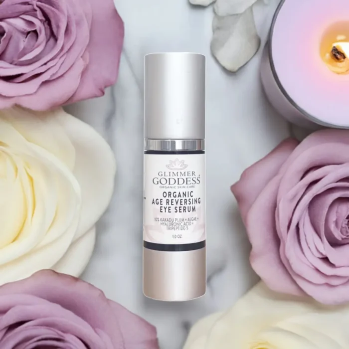 Organic Age Reversing Eye Serum - Instantly Firms, Moisturizes & Brightens | Anti-Aging Formula - Image 4