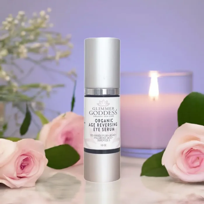 Organic Age Reversing Eye Serum - Instantly Firms, Moisturizes & Brightens | Anti-Aging Formula - Image 3