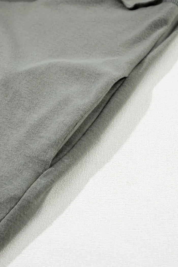 Asha High Neck Cross Seam T-shirt Dress - Elegant, Versatile Mini Dress with Pockets - Image 4