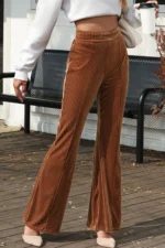 Charli High Waist Flare Corduroy Pants - Classic, Trendy, and Durable Fashion Staple - Image 2