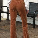 Charli High Waist Flare Corduroy Pants - Classic, Trendy, and Durable Fashion Staple