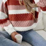 Haven Cable Knit Drop Shoulder Sweater - Cozy, Stylish & Comfortable