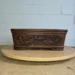 39cm Premium Unglazed Bonsai Pot - Rectangle | Brown | 39cm x 29cm x 15cm | Perfect for Bonsai Trees