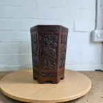 17cm Premium Unglazed Bonsai Pot - Cascade Style Brown | Durable & Elegant