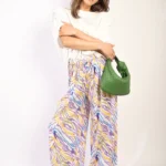 Elaine Pleated Wide Leg and Elastic Waist Trousers - Chic, Comfortable, and Perfect for Any Occasion