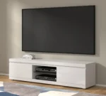 NET 180 TV Stand - 70.87" White Matt & Gloss Finish | Modern, Versatile Entertainment Center - Image 4