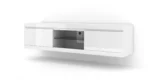 NET 180 TV Stand - 70.87" White Matt & Gloss Finish | Modern, Versatile Entertainment Center