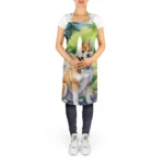 Akita Spring Garden Apron - Vibrant, Durable, and Versatile Apron for Cooking, Baking, Grilling, and More - Image 5