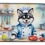 Alaskan Klee Kai The Chef Dish Drying Mat - Stylish & Absorbent for Kitchen Countertops