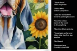 American English Coonhound in Sunflowers Plush Velour Kitchen Towel - Durable, Vibrant, Machine Washable - Image 5
