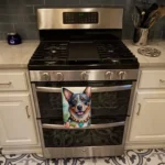 Australian Cattle Dog Luau Kitchen Towel Luxuriously Soft & Highly Absorbent, Perfect for Your Stylish Kitchen - Image 3