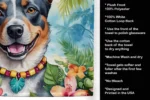 Australian Cattle Dog Luau Kitchen Towel Luxuriously Soft & Highly Absorbent, Perfect for Your Stylish Kitchen - Image 5