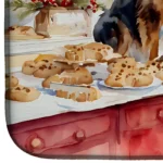 Adorable Australian Shepherd Christmas Cookies Dish Drying Mat Absorbent, Non-Slip, Machine Washable 14" x 22" - Image 4