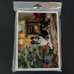 Australian Shepherd Cozy Christmas Greeting Cards - Pack of 8 | Stunning Breed-Specific Art | 5x7 Blank Cards with Envelopes - Image 3