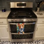 Basenji in Sunflowers Kitchen Towel - Ultra Absorbent, Durable & Decorative Plush Velour - Image 3