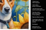 Basenji in Sunflowers Kitchen Towel - Ultra Absorbent, Durable & Decorative Plush Velour - Image 5