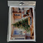 Basset Hound Christmas Cookies Greeting Cards - Pack of 8 | Festive Holiday Cards with Envelopes - Image 3