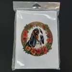 Basset Hound Christmas Greeting Cards Pack - Festive Holiday Cards by Caroline's Treasures (8-Pack) - Image 3
