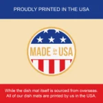 Basenji Fall Kitchen Pumpkins Dish Drying Mat - Absorbent, Machine-Washable, Non-Slip | Seasonal Kitchen Decor - Image 7